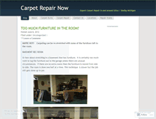 Tablet Screenshot of carpetrepairnow.com